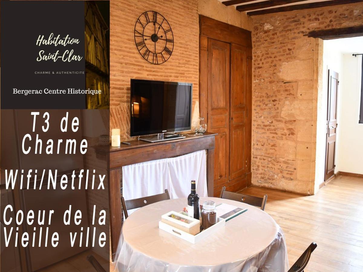 Habitation Saint-Clar Vieille Ville Bergerac Quarto foto